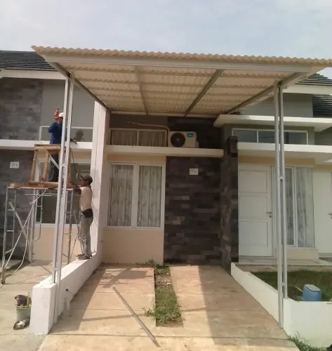 Kanopi Alderon RS Single Layer  kuningan