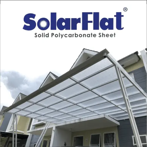 Kanopi Solarflat 3 mm  kuningan